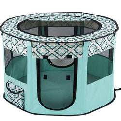 PAWS ASIA Wholesale Large Portable Indoor Open Clear Dog Fence Kennel Cat Tent Sleeping House