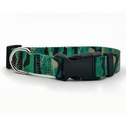 PAWS ASIA Shopee Hot Sale Summer Luxury Nylon Camo Breathable Large Dog Collar