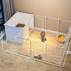 PAWS ASIA Suppliers Metal Small Freely Combined Dog Fence For Pet Isolation Cat Barrier Kennel