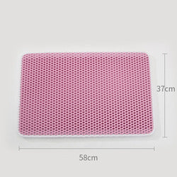 PAWS ASIA Suppliers High Quality EVA Double Layer Scratching Cat Litter Mat Trapper Pet Feeder Pad With Anti Slip Bottom