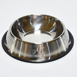 PAWS ASIA Manufacturers Wholesale Custom Logo Modern Designed Portable Non Slip Stainless Dog Bowl Water Food