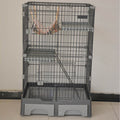 PAWS ASIA Suppliers Large 3 Layer Display Stainless Steel Wire Cat Cages With Hammock