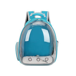 PAWS ASIA Wholesale Fashion Hiking  Portable Transparent Clear Pet Carrier Cat Backpack Dog