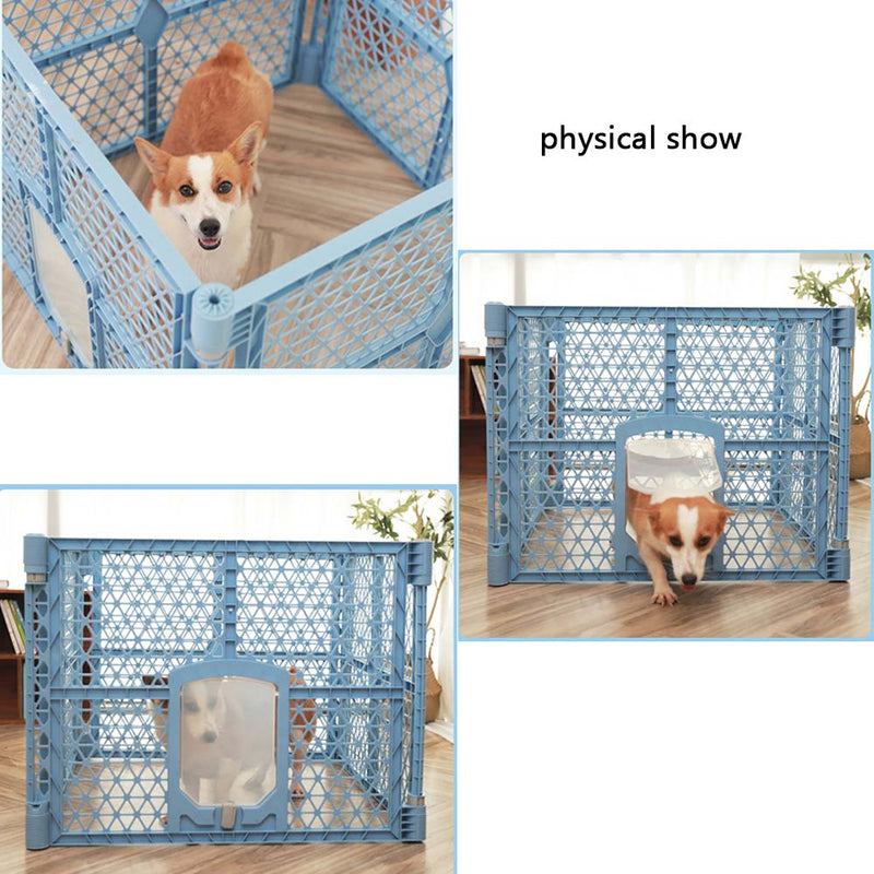 PAWS ASIA Factory Plastic Foldable Clear Open Small Dog Playpen Exercise Pet Fence