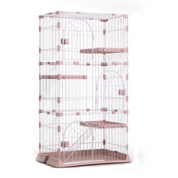 PAWS ASIA China Manufacturers Cheap Indoor Outdoor Steel Large Pet Cat Cage Carrier 3 Layer For Sale