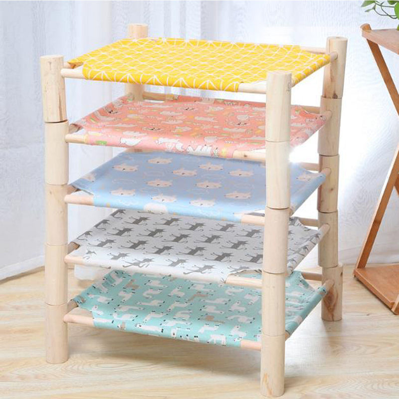 PAWS ASIA Factory Dropshipping Cheap Summer Cool Elevated Removable Bed For Dogs Cat