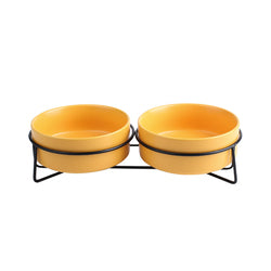 PAWS ASIA Manufacturers Ceramic Protect Cervical Double Elevated Cat Bowl Sets Dog Feeding