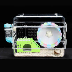 PAWS ASIA China Suppliers Big Luxury Transparent Hamster Cage Acrylic House With Toy