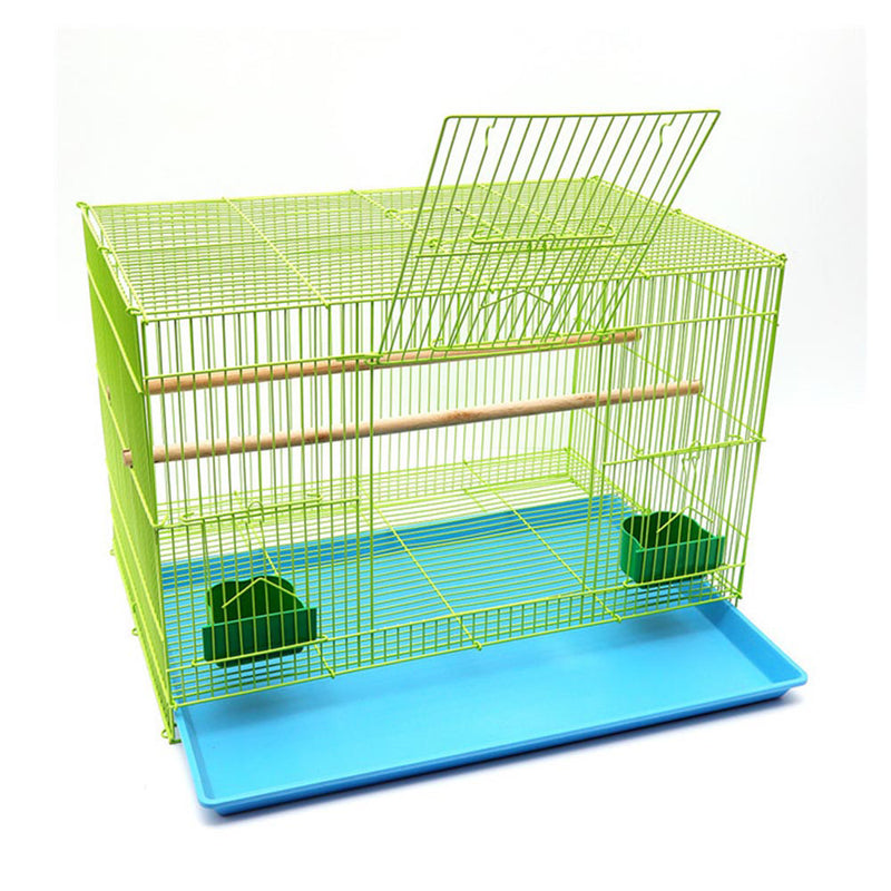 PAWS ASIA Factory Cheap Medium Green Stacked Foldable Bird Cage From China