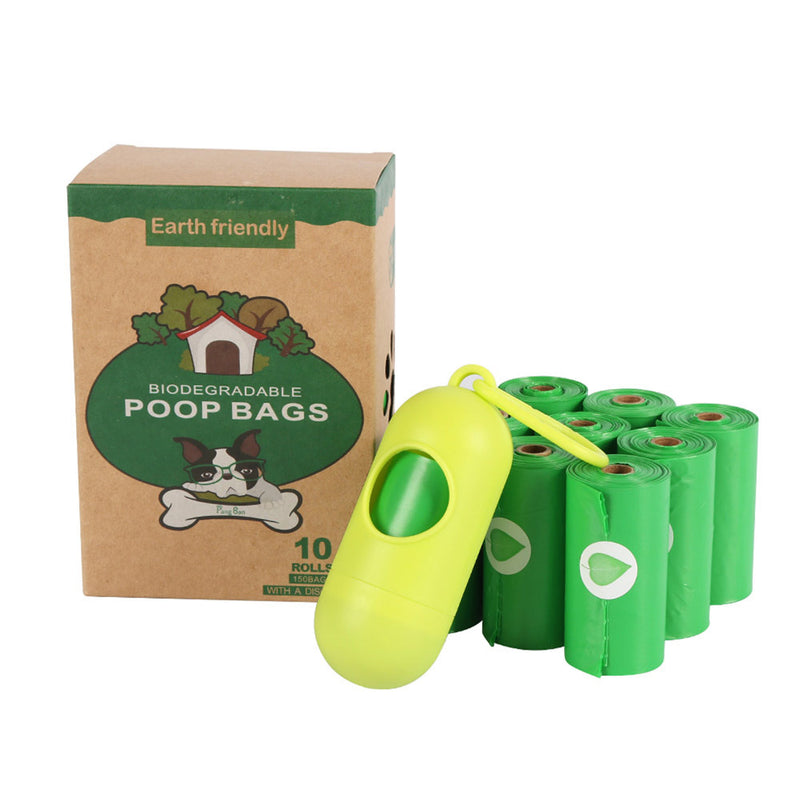 PAWS ASIA Suppliers Eco Friendly Biodegradable Waste Pet Poop Bag Packed In Box