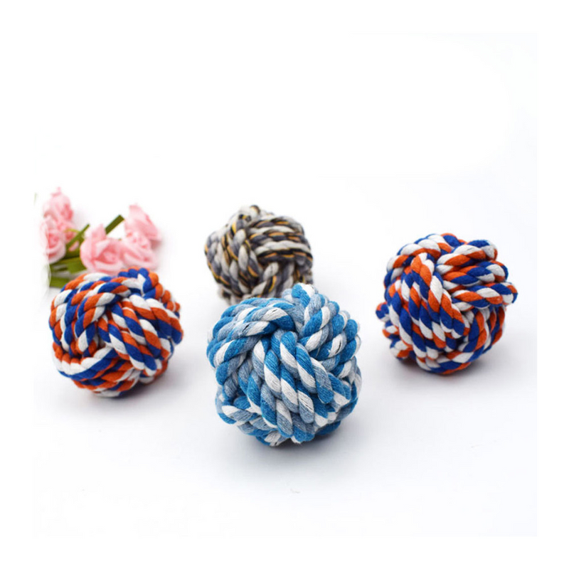 PAWS ASIA Manufacturers Direct Sale New Cotton Squishy Health Benefits Rope Ball Toy For Dog Pet