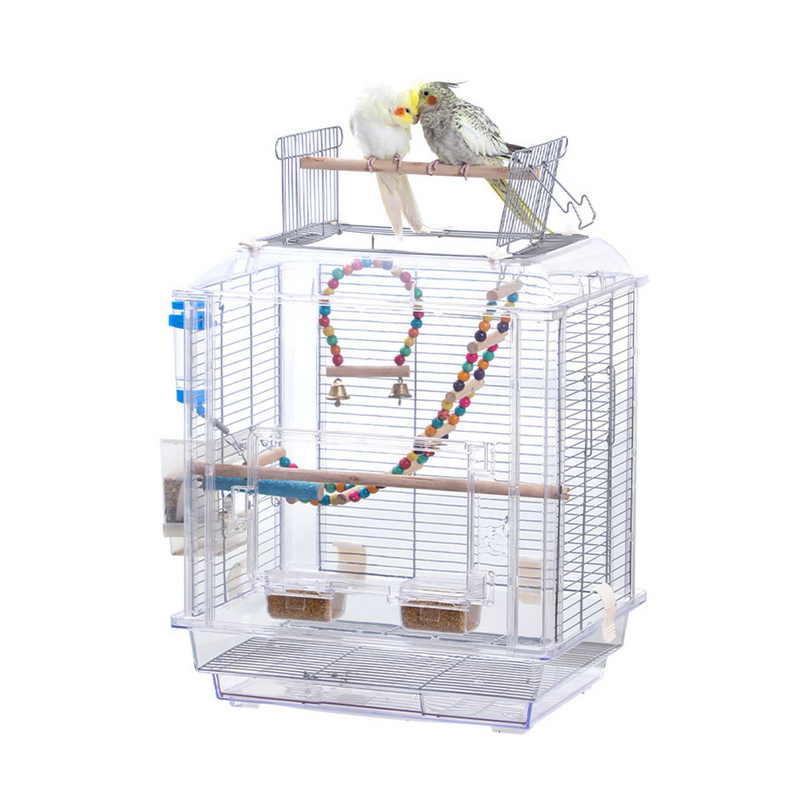 PAWS ASIA Manufacturers Display Luxury Transparent Acrylic Breeding Love Bird Cage