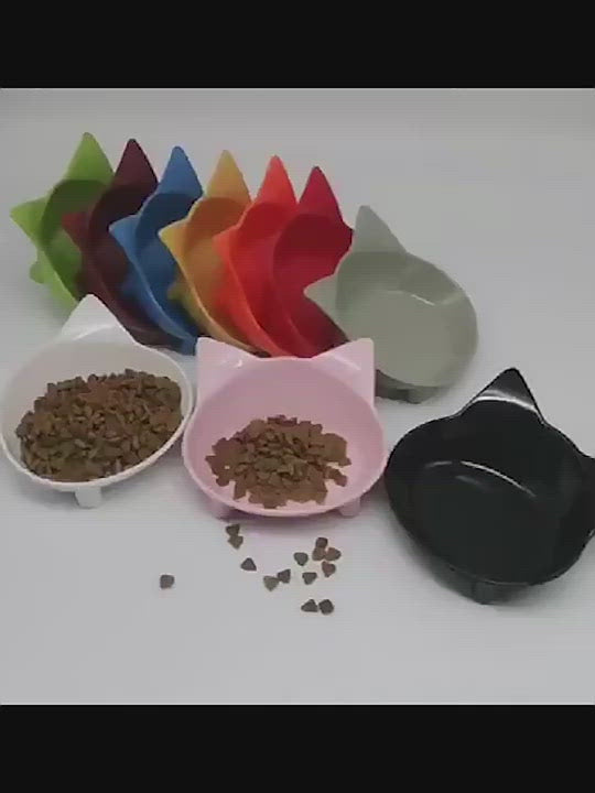 PAWS ASIA Manufacturers Multi Color Modern Cute Shape Non Slip Melamine Cat Bowl Dog